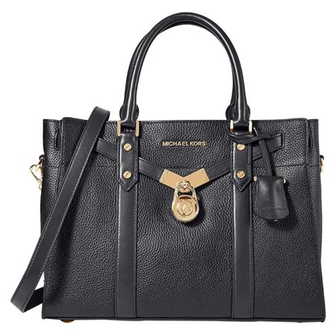 handtasche damen schwarz michael kors|michael kors large satchel handbag.